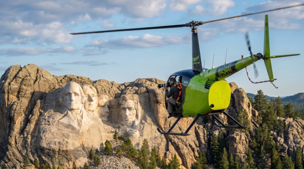 R44 Rushmore Photo Flight